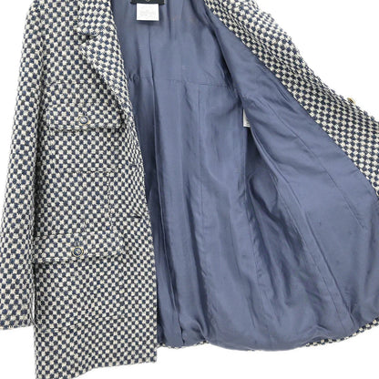 Chanel 1995 Single Breasted Jacket Light Navy #42