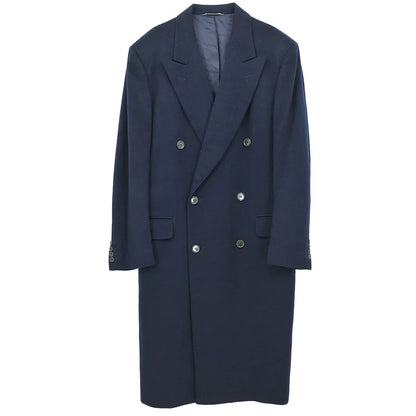 Celine Double Breasted Coat Navy #50