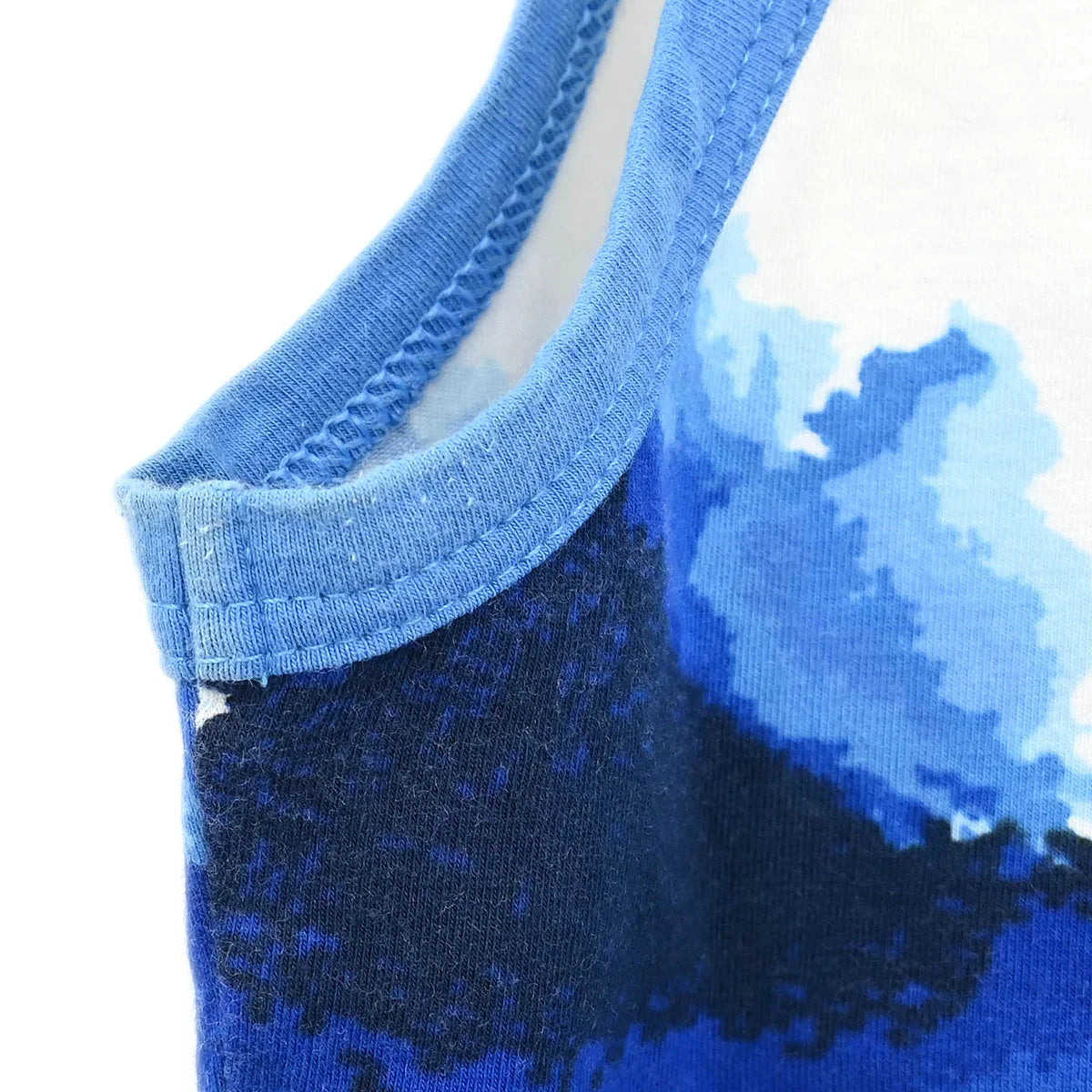 Chanel 2002 Surf Line Sleeveless Tank Top Blue #38