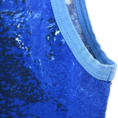 Chanel 2002 Surf Line Sleeveless Tank Top Blue #38