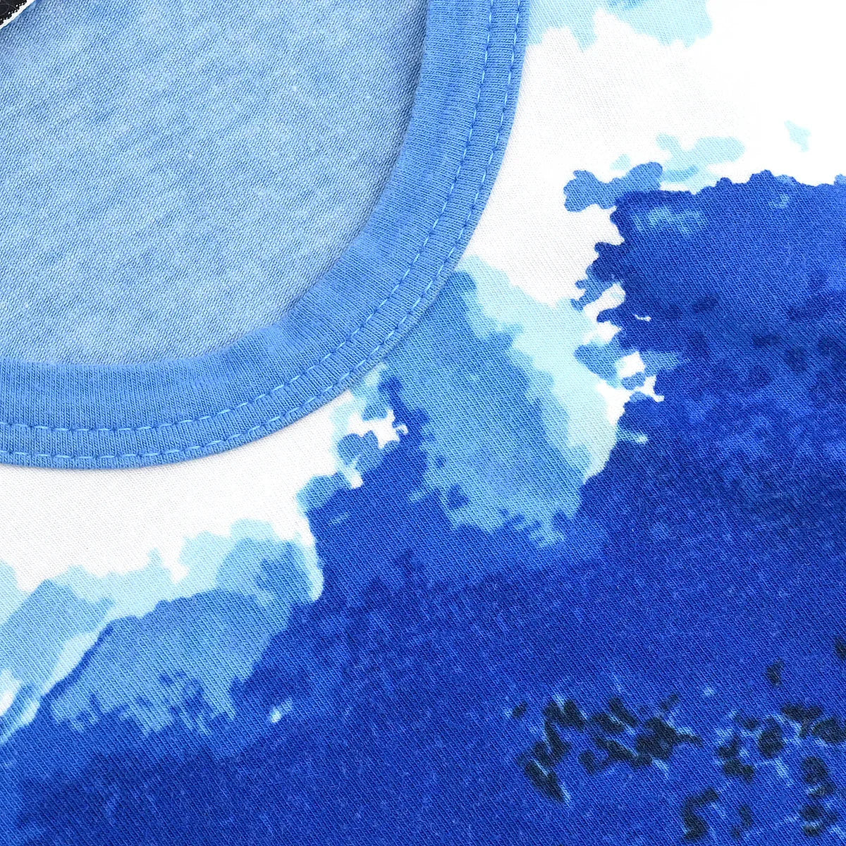 Chanel 2002 Surf Line Sleeveless Tank Top Blue #38
