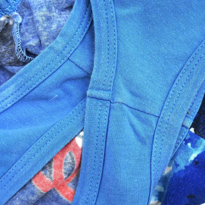 Chanel 2002 Surf Line Sleeveless Tank Top Blue #38