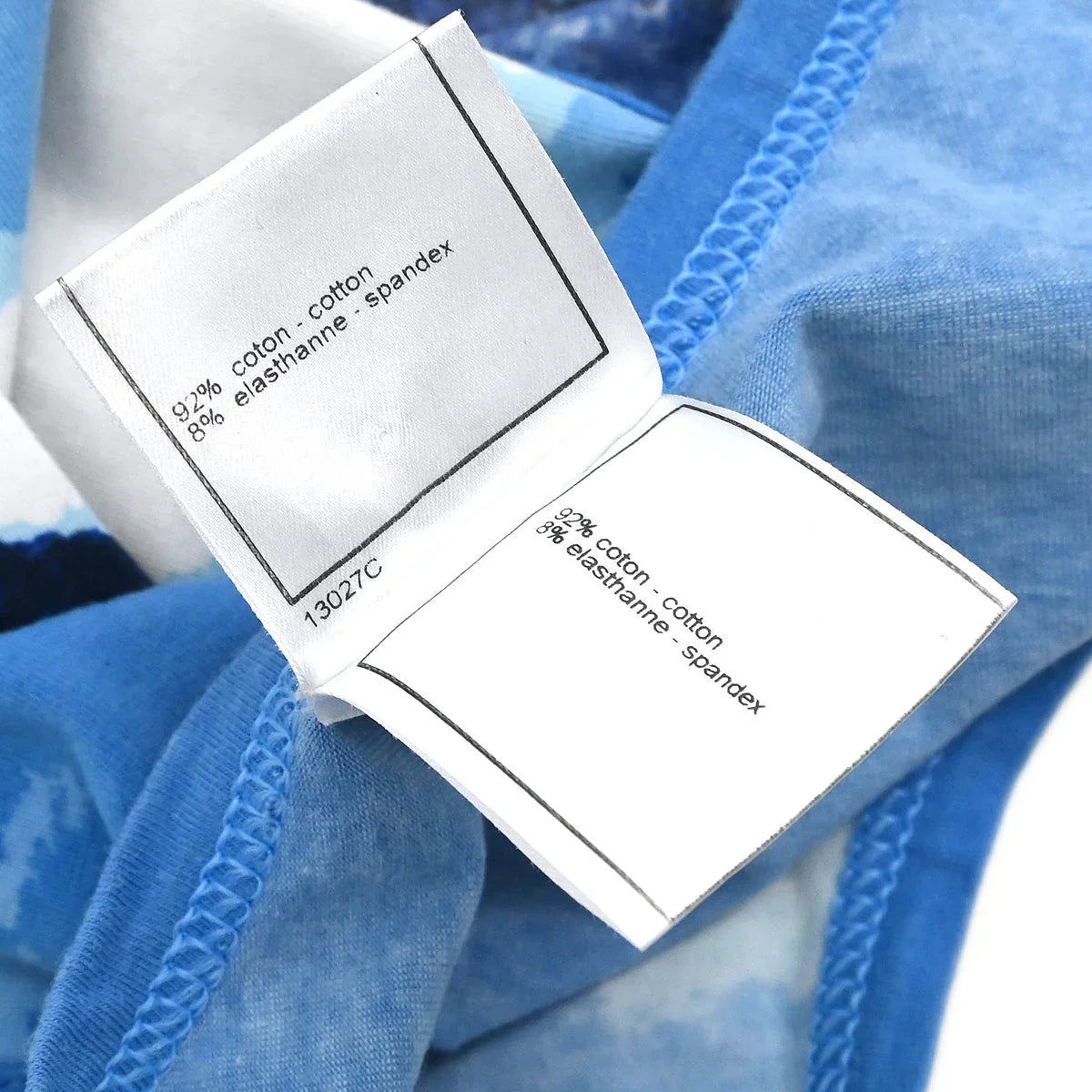 Chanel 2002 Surf Line Sleeveless Tank Top Blue #38