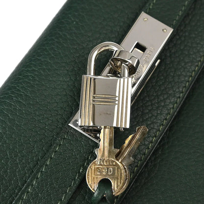 Hermes Vert Fonce Fjord Kelly A Dos GM Backpack