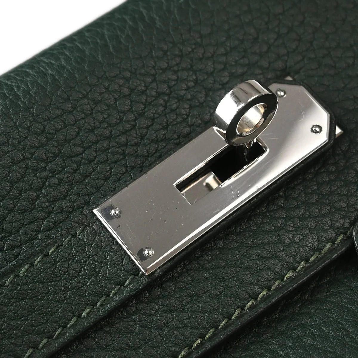 Hermes Vert Fonce Fjord Kelly A Dos GM Backpack