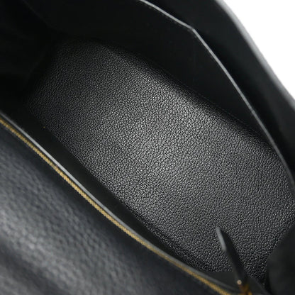 Hermes Black Togo Kelly 28 Retourne 2way Shoulder Handbag