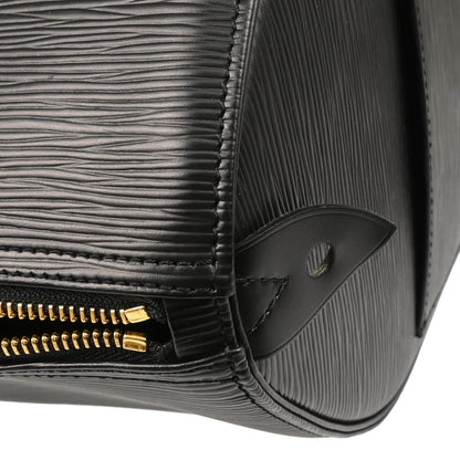 Louis Vuitton 1999 Black Epi Speedy 35 Handbag M42992