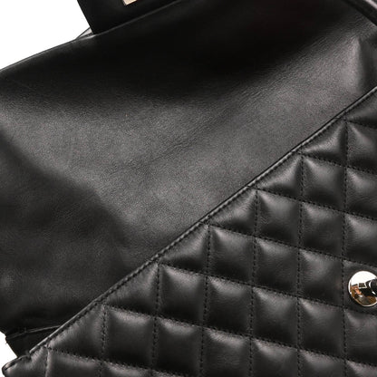 Chanel 2005-2006 Black Calfskin Cambon Ligne Tote Handbag