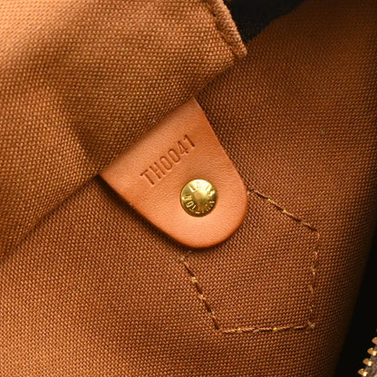 Louis Vuitton 2001 Khaki Monogram Graffiti Speedy 30 Handbag M92194
