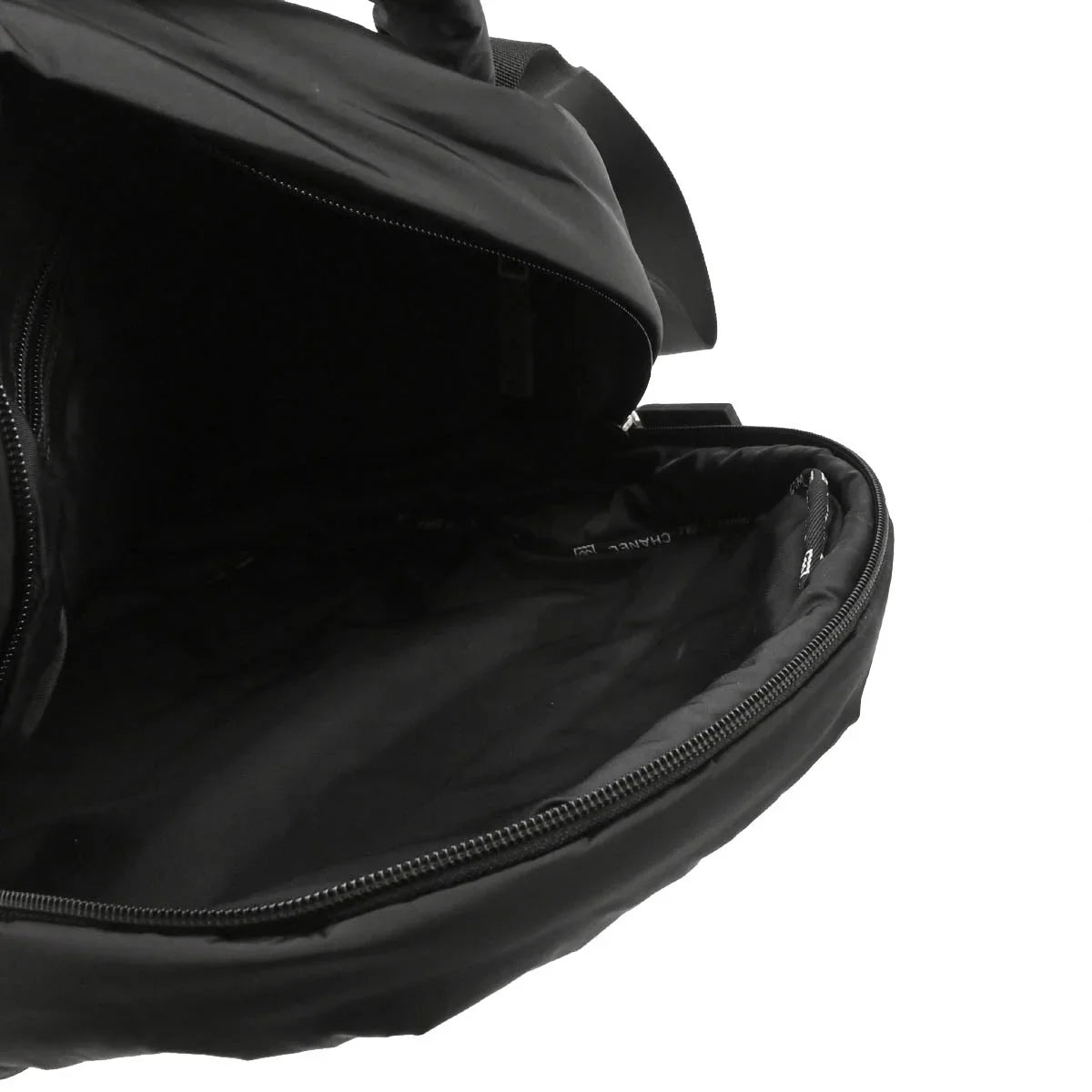 Chanel 2005-2006 Black Nylon Sport Line 2way Shoulder Backpack Handbag