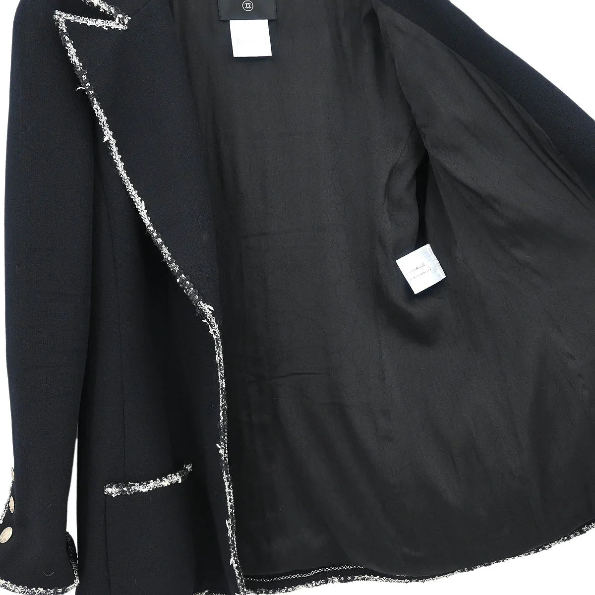 Chanel 2005 Black & White "Devil Wears Prada" Jacket #42