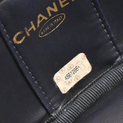 Chanel 1996-1997 Blue Denim Vanity Handbag