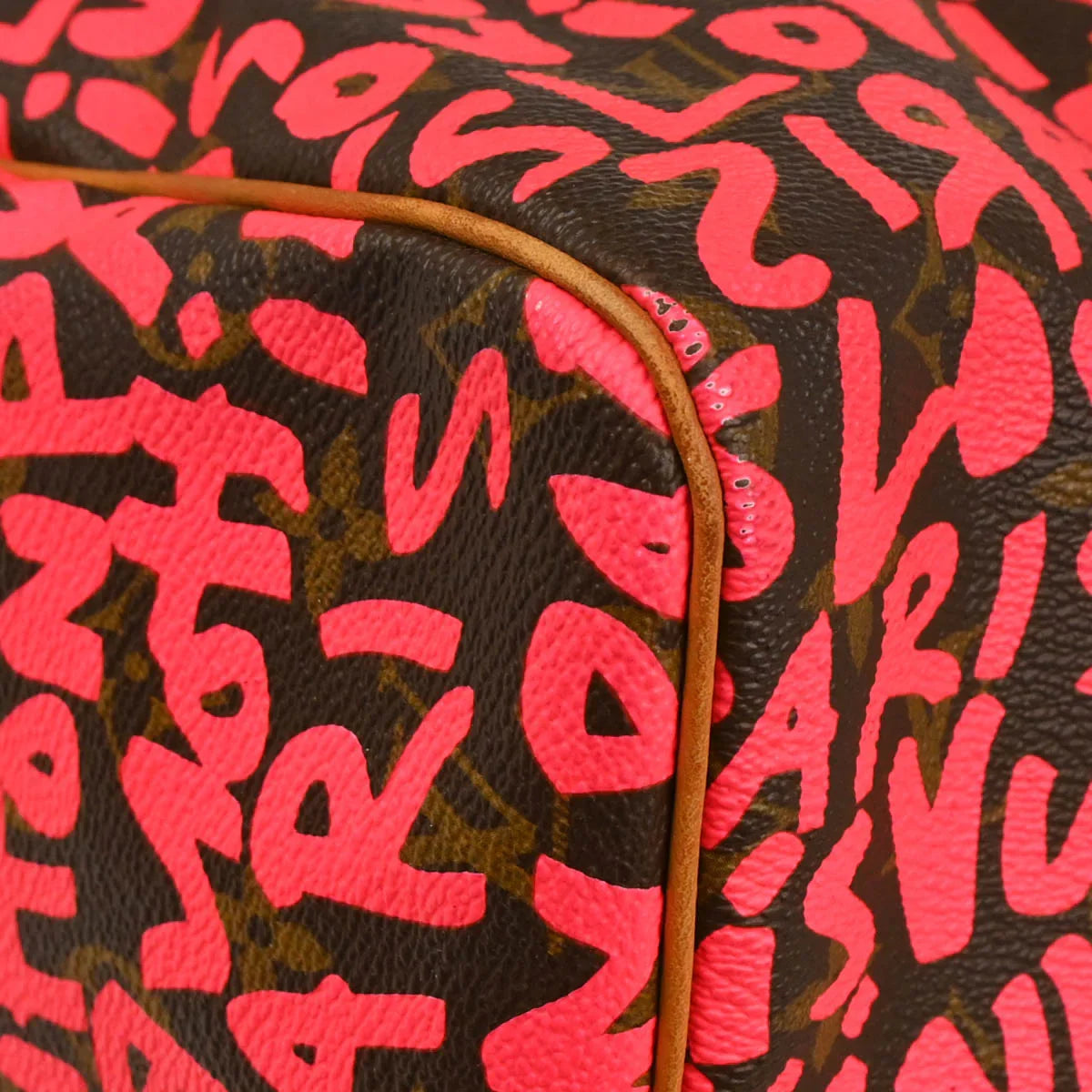 Louis Vuitton 2008 Pink Monogram Graffiti Speedy 30 Handbag M93704