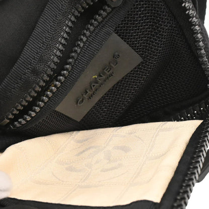 Chanel 2003-2004 Beige Nylon Travel Sport Line Shoulder Bag