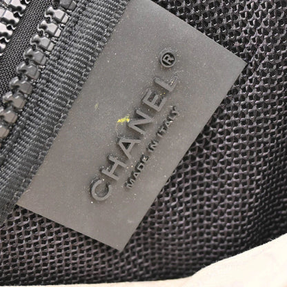 Chanel 2003-2004 Beige Nylon Travel Sport Line Shoulder Bag