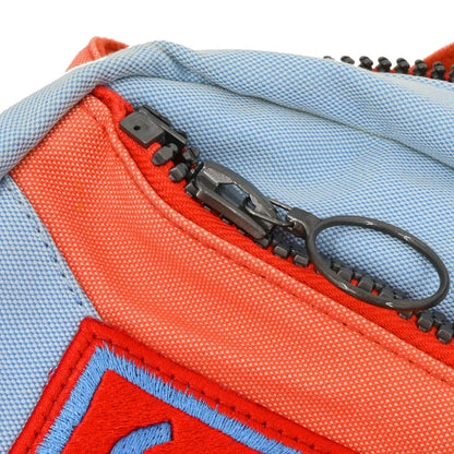 Chanel 2001-2003 Light Blue Orange Canvas Sport Line Backpack