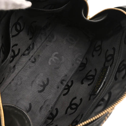 Chanel 2003-2004 Black Calfskin Wild Stitch Handbag