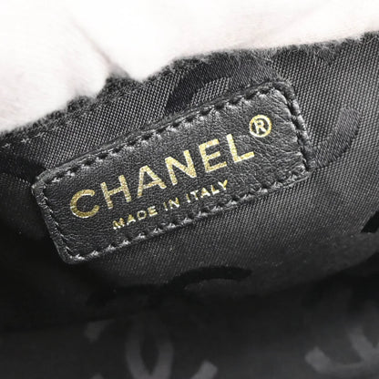 Chanel 2003-2004 Black Calfskin Wild Stitch Handbag