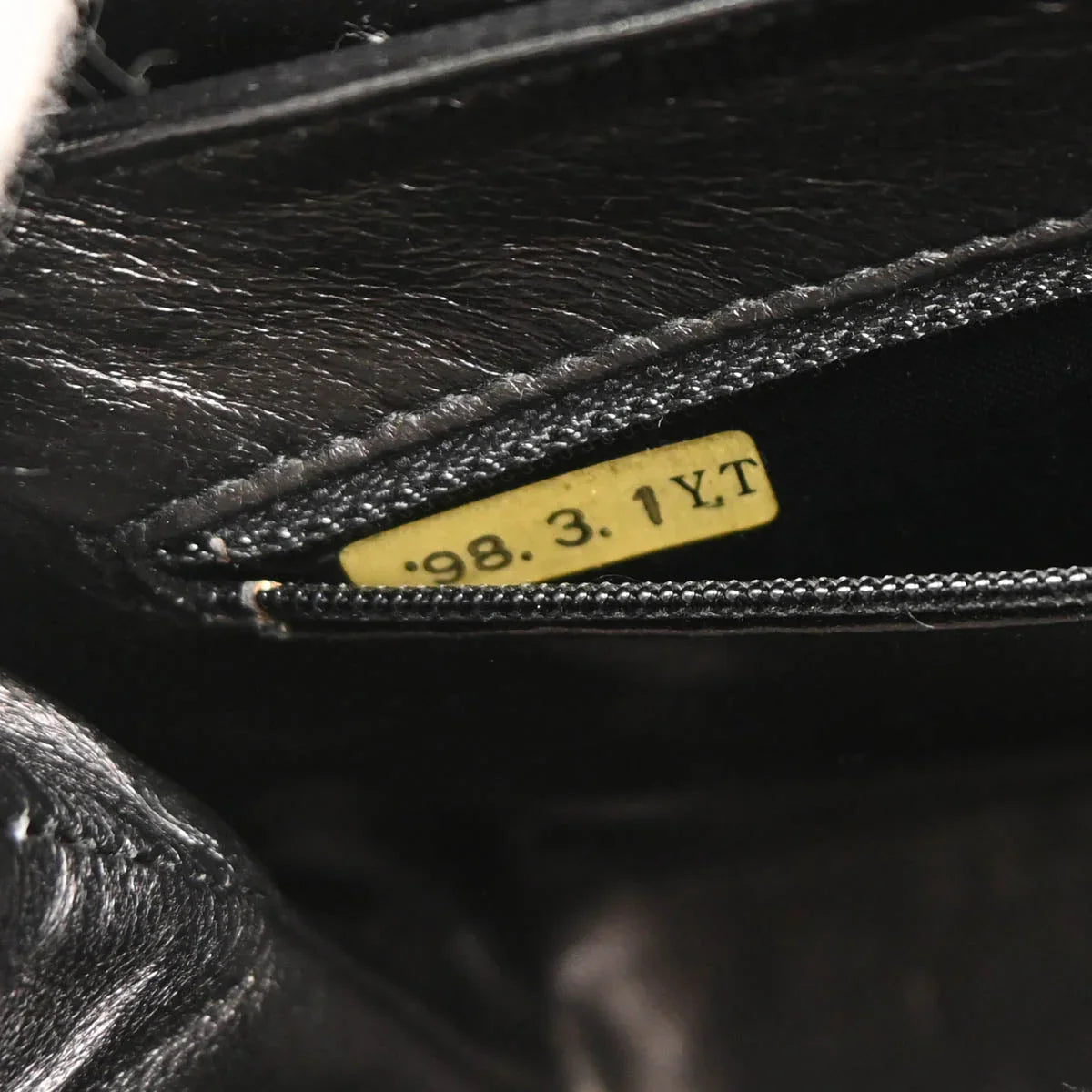 Chanel 1997-1999 Black Satin Handbag
