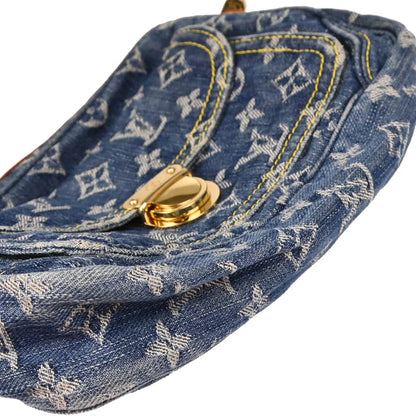 Louis Vuitton 2007 Blue Monogram Denim Bum Bag Waist Pouch M95347