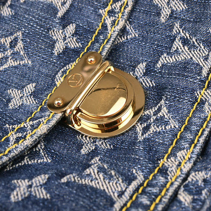 Louis Vuitton 2007 Blue Monogram Denim Bum Bag Waist Pouch M95347