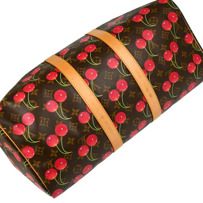 Louis Vuitton 2005 Monogram Cherry Keepall 45 Duffle Handbag M95011
