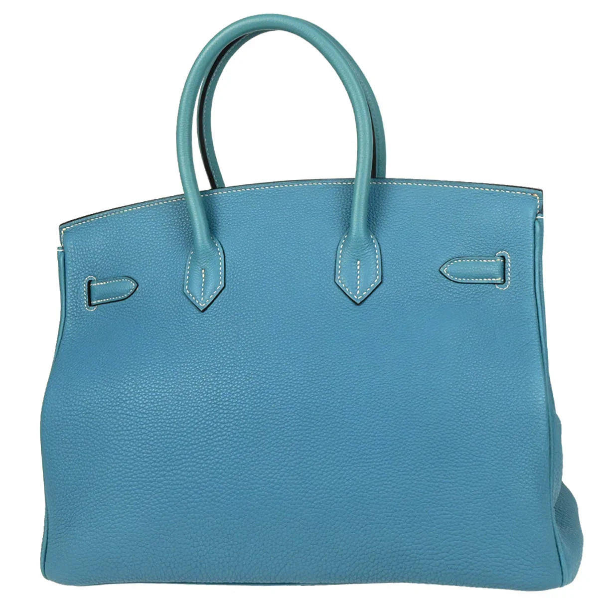 Hermes Blue Jean Togo Birkin 35 Handbag
