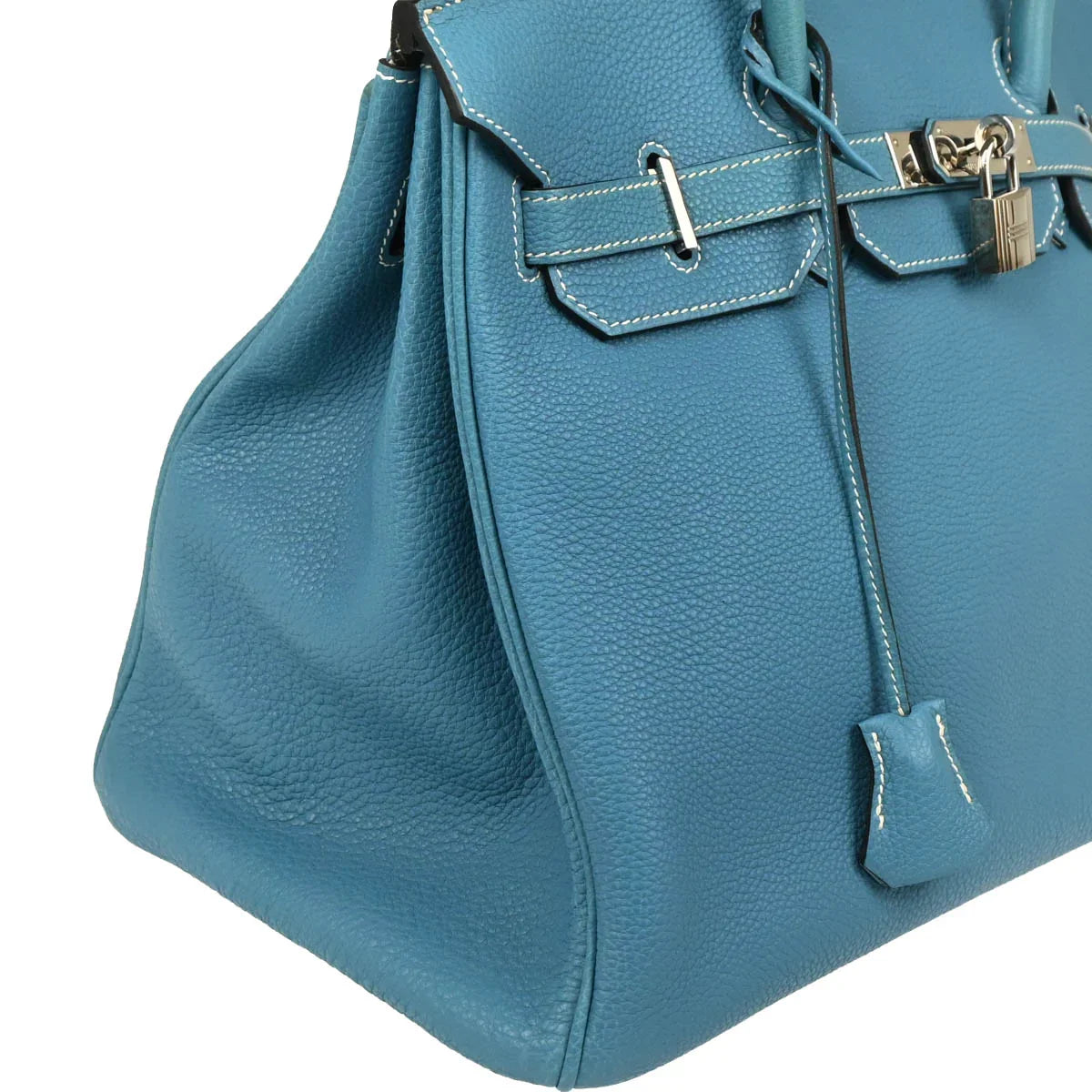 Hermes Blue Jean Togo Birkin 35 Handbag