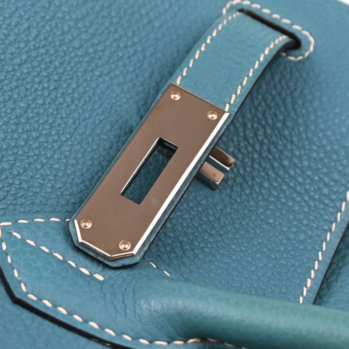 Hermes Blue Jean Togo Birkin 35 Handbag
