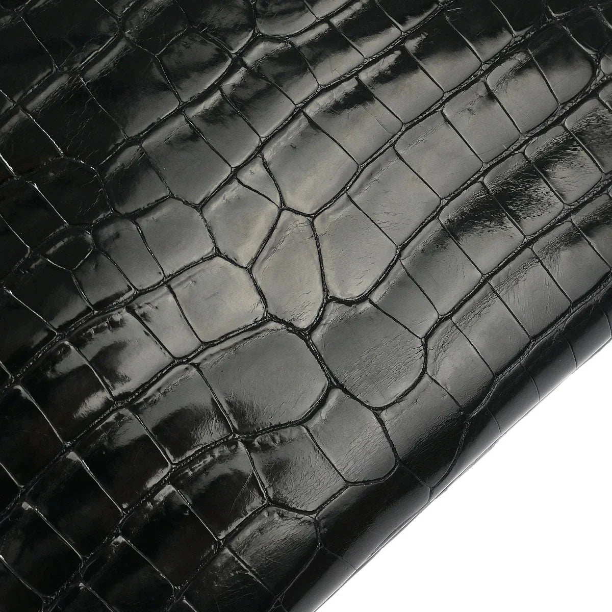 Hermes * Black Porosus Birkin 30 Handbag