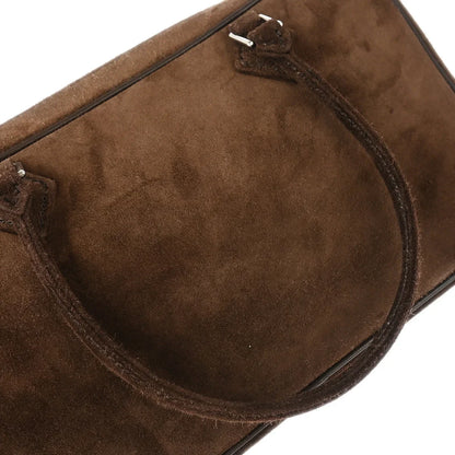 Hermes 2005 Chocolat Doblis Box Veau Velours Plume Elan PM 28 Handbag