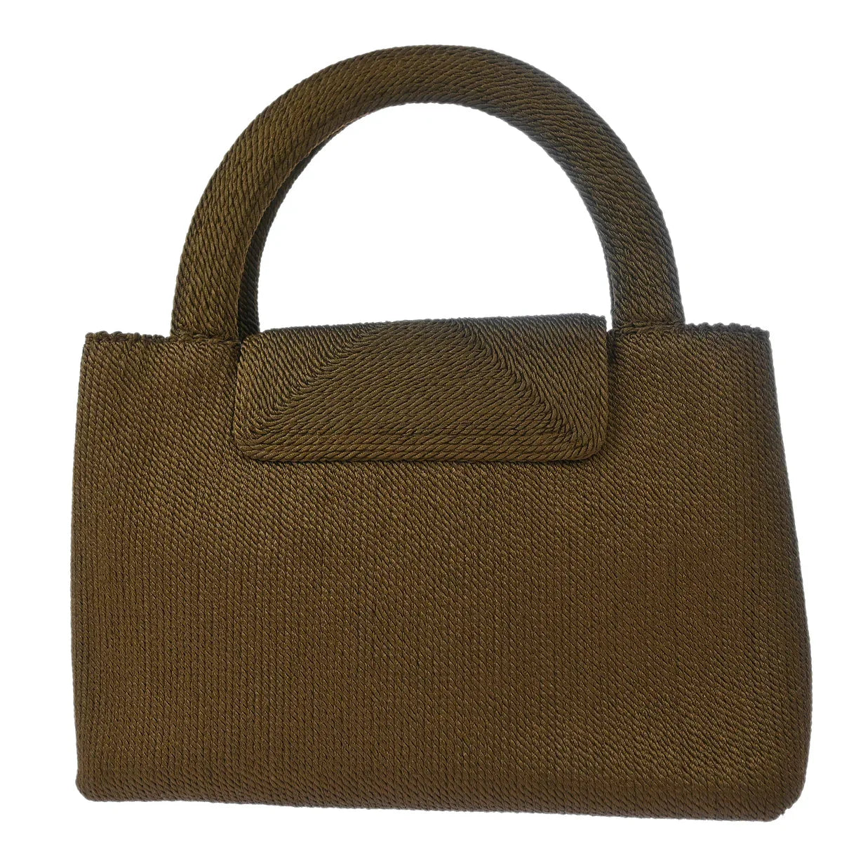 Chanel 1997-1999 Brown Silk Rope Handbag