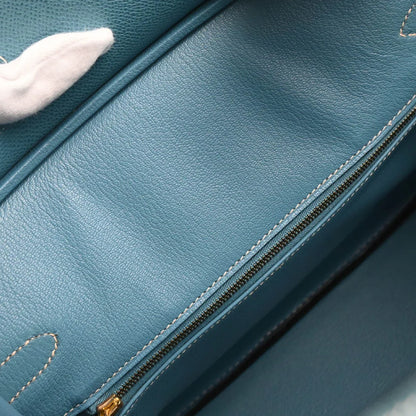 Hermes Blue Jean Epsom Birkin 30 Handbag