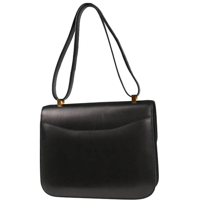 Hermes 2000 Black Box Calf Constance 25 Shoulder Bag