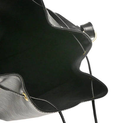Louis Vuitton 1995 Black Epi Noe Drawstring Shoulder Bag M59002