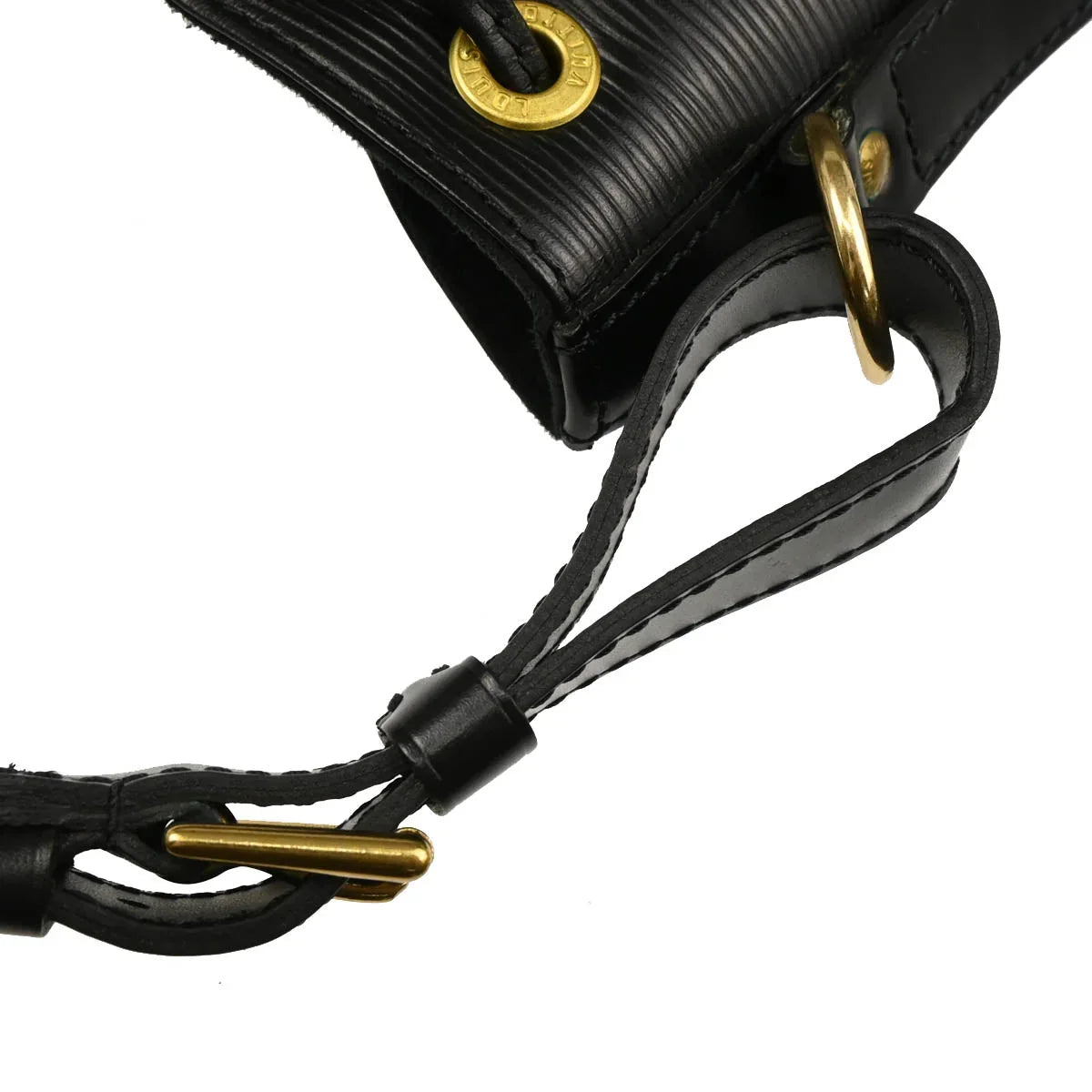 Louis Vuitton 1995 Black Epi Noe Drawstring Shoulder Bag M59002