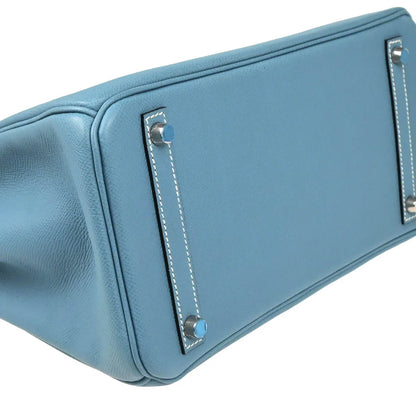 Hermes Blue Jean Epsom Birkin 30 Handbag