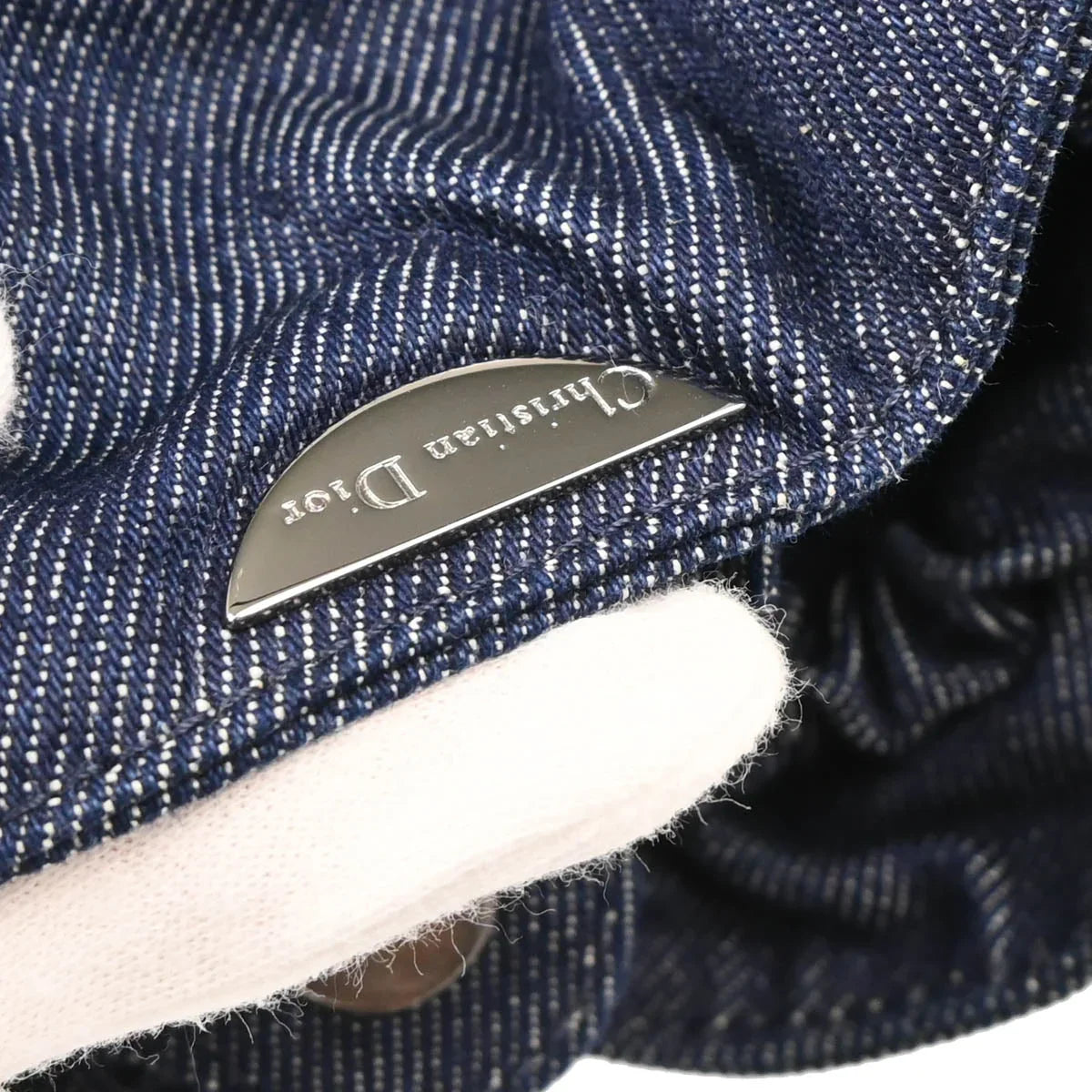 Christian Dior 2000 Indigo Denim Malice Handbag
