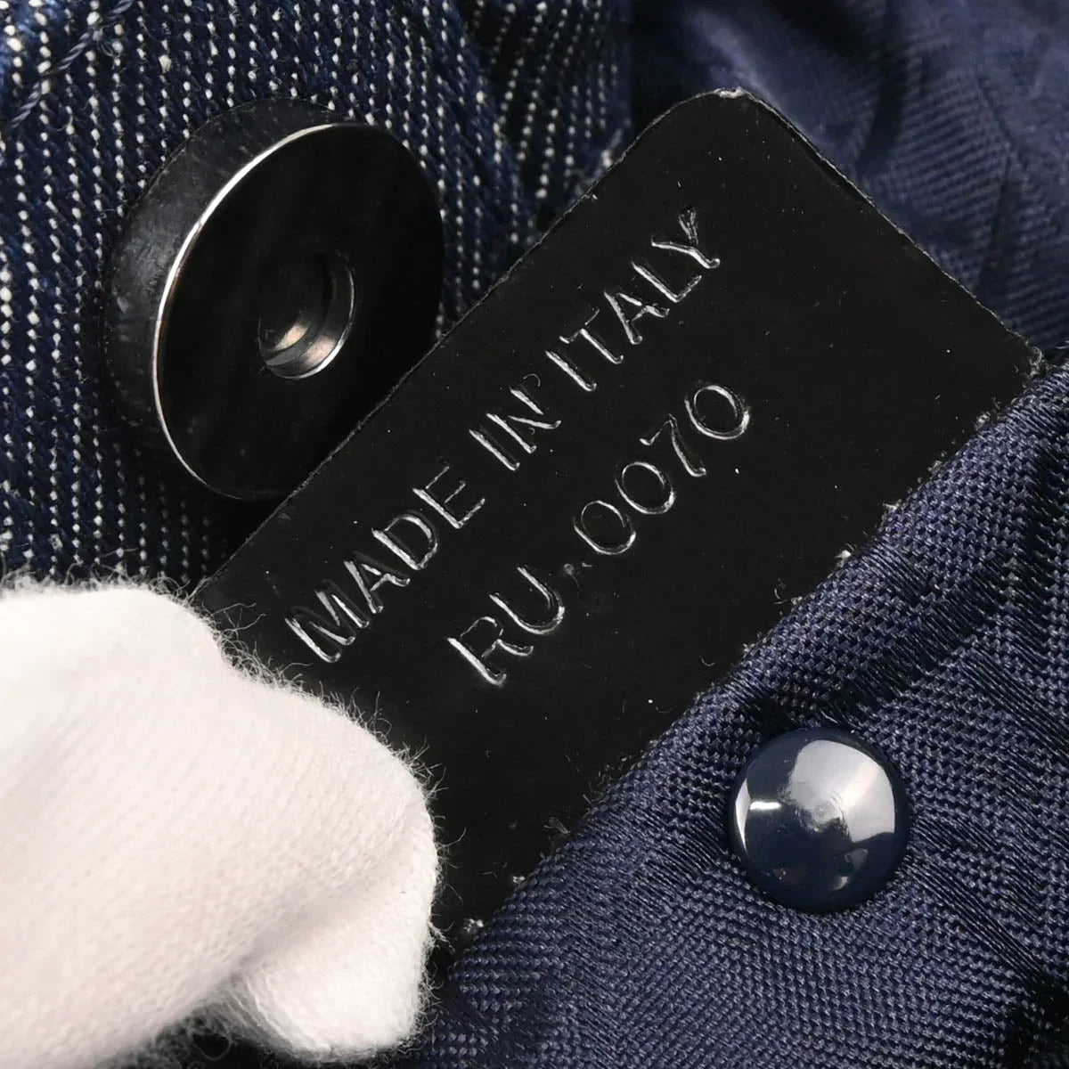 Christian Dior 2000 Indigo Denim Malice Handbag