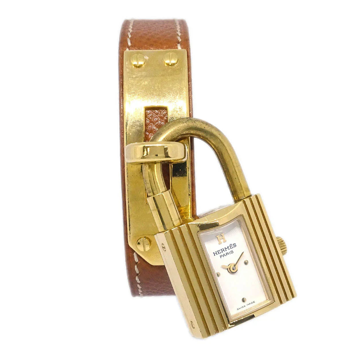 Hermes Kelly Watch Quartz Watch Brown