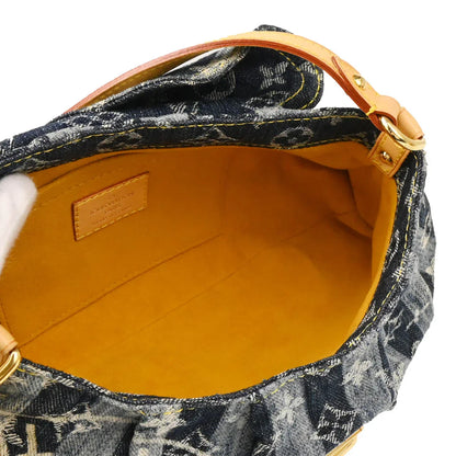 Louis Vuitton 2006 Blue Monogram Denim Mini Pleaty Raye Handbag M95333