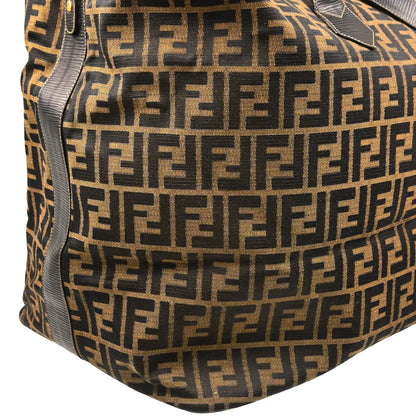 Fendi 2006 Brown Zucca 2way Shoulder Tote Handbag