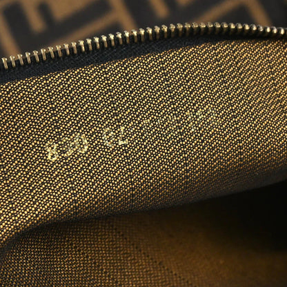 Fendi 2006 Brown Zucca 2way Shoulder Tote Handbag