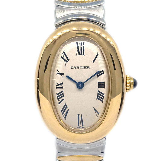 Cartier Baignoire Bell Epoch Ref.2086 Quartz Watch SS 18KYG