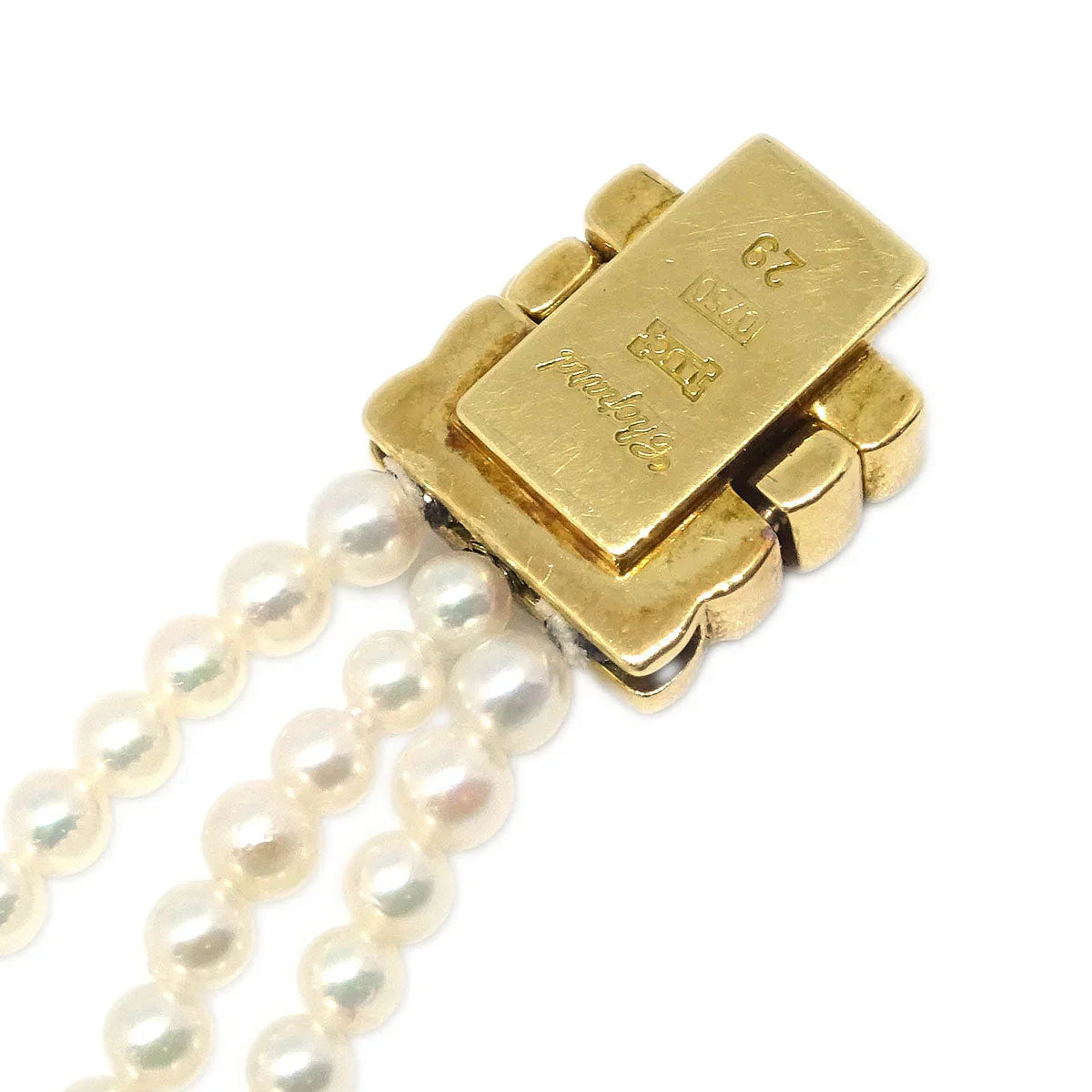 Chopard Ref.104470-0003 YG Diamond Pearl Quartz Watch 18KYG Sapphire