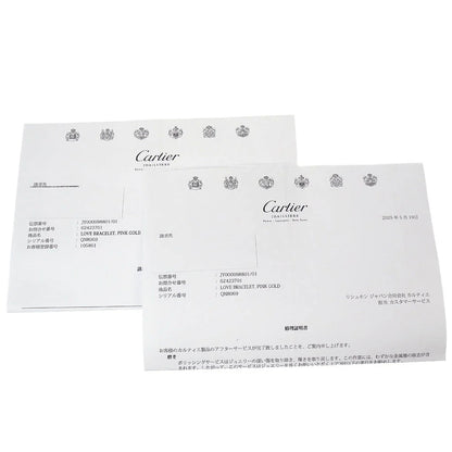 Cartier Love Bracelet Bangle QN8069 750 #16