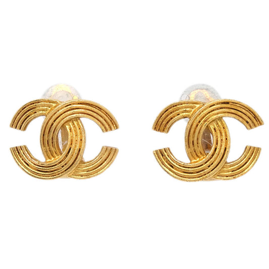 Chanel Gold CC Earrings Clip-On 00A