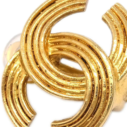 Chanel Gold CC Earrings Clip-On 00A
