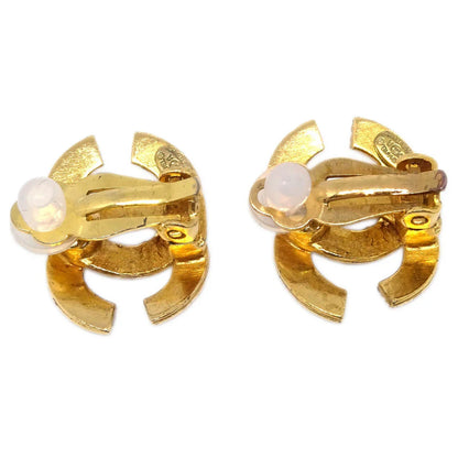 Chanel Gold CC Earrings Clip-On 00A