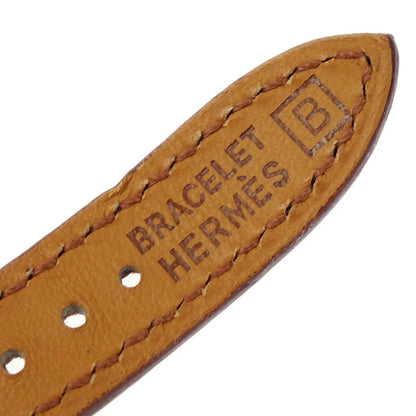 Hermes 1998 * Chestnut Ostrich Kelly Bracelet □B